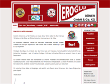 Tablet Screenshot of eroglu-doener.de